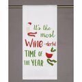 Tarifa 18 x 25 in. Wine-Derful Time Kitchen Towel, 4PK TA3686202